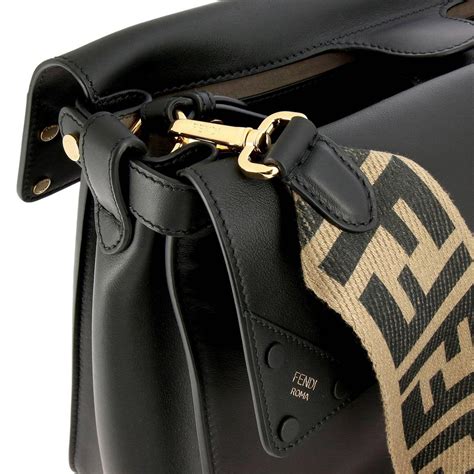 fendi shirt black|Fendi black crossbody.